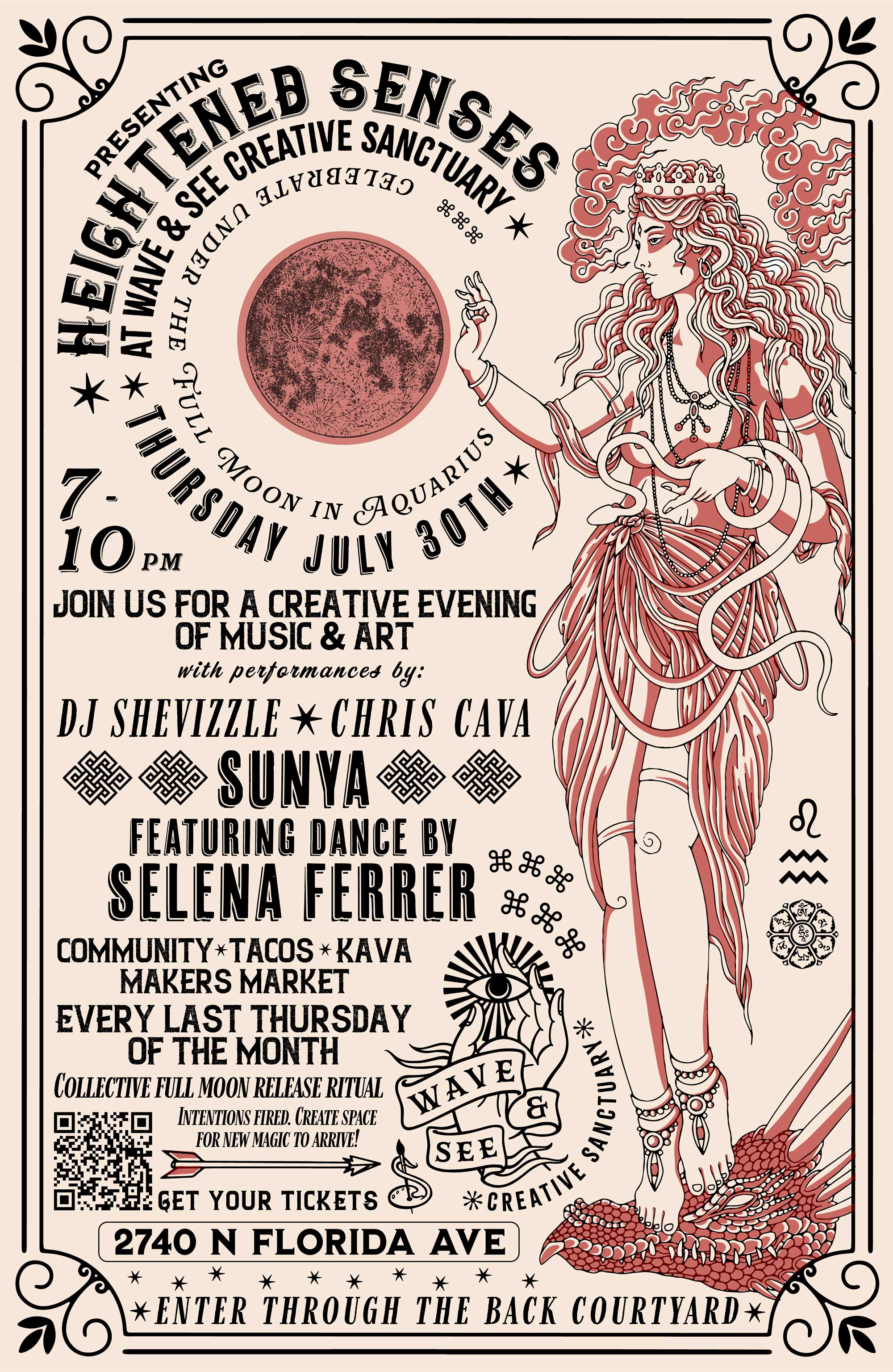 Heightened Senses | Sunya | Selena | Chris Cava | Dj Shivizzle