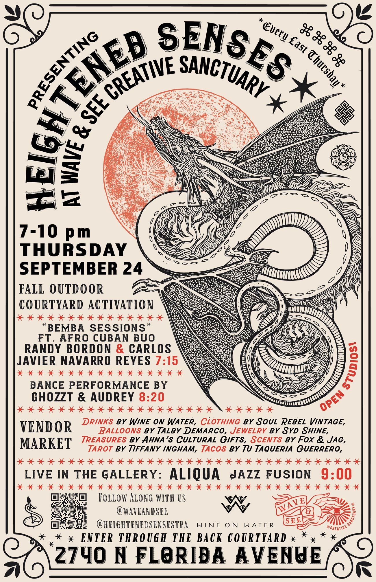 Heightened Senses - Headlining Aliqua